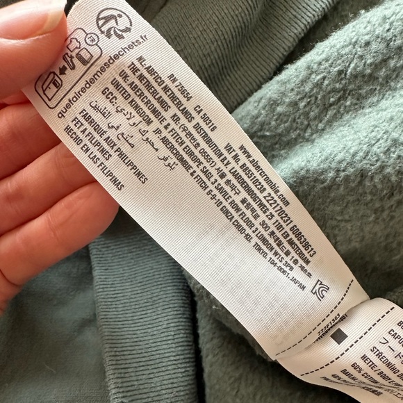 Abercrombie and Fitch Kids Relaxed Fit Hoodie Size 13/14 - Picture 5 of 5